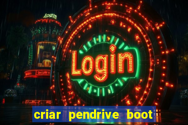 criar pendrive boot windows 10